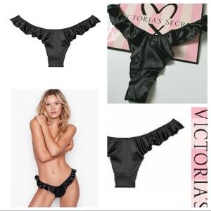 New Victoria's Secret Dream Angels Black Thong